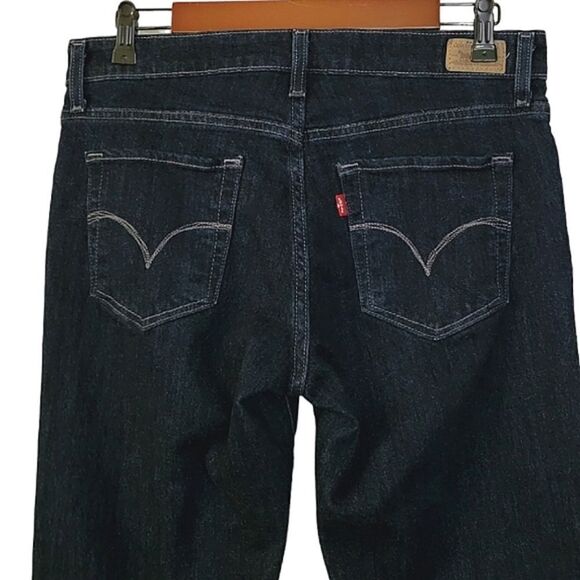 Levi's The Original Jean Dark Wash Mid Rise Skinny Denim Jeans Size 10M - Picture 4 of 8